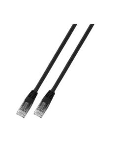 RJ45 пач корда категория 6, U-UTP PVC CCA, черна, EFB