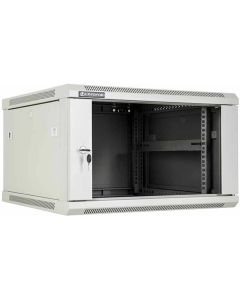 19" Стенен комуникационен шкаф, 600x600 мм, светло сив, Linkbasic WCB