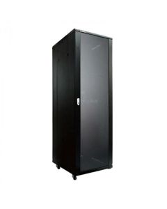 19” Сървърен шкаф с перфорирани врати, 600х1000 мм., черен, Linkbasic NCB