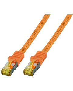RJ45 пач корда кат. 6a с кат. 7 Raw Cable, S-FTP LSZH, оранжева, EFB