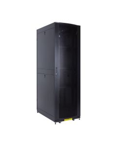 19” Сървърен шкаф с перфорирани врати, 600х1000 мм., черен, Linkbasic NCF