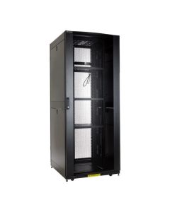19” Сървърен шкаф с перфорирани врати, 800х1000 мм., черен, Linkbasic NCF
