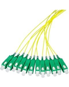 SC-APC оптичен пигтейл, сингълмод OS2, жълт, Conneu