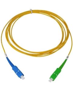 SC-APC-SC-UPC армирана симплексна пач корда, сингълмод OS2, жълта, Conneu