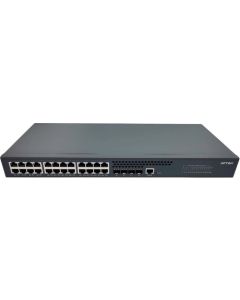 Layer 2+ PoE суич 4x1G-2.5G SFP slots + 24x10-100-1000M RJ45, 280W