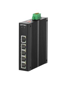 Индустриален PoE суич 4x10-100Base-TX RJ45 PoE + 1x10-100Base-TX RJ45, Din-rail