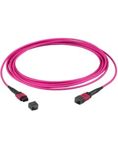 MPO-F към MPO-F кабел, 12 core, мултимод OM4 — 5 метра