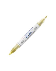 Zebra Тънкописец Mckie Paint Extra Fine, перманентен, двоен, 0.7-1.2 mm, златист