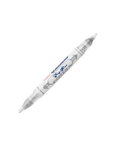 Zebra Тънкописец Mckie Paint Extra Fine, перманентен, двоен, 0.7-1.2 mm, сребрист