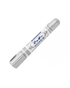 Zebra Перманентен маркер Mckie Extra Bold, двоен, 2-8 mm, сребрист