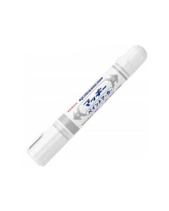 Zebra Перманентен маркер Mckie Extra Bold, двоен, 2-8 mm, бял