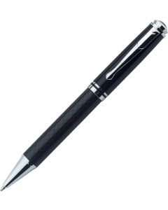 Office 1 Химикалка Carbon, метална, черна