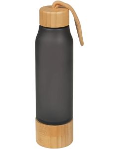 Office 1 Бутилка Endless, боросиликатно стъкло, 480 ml, черна