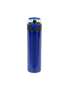 Office 1 Бутилка Metropolis, метална, двустенна, 500 ml, синя