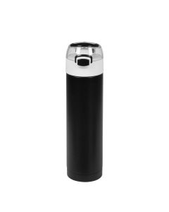 Office 1 Бутилка Metropolis, метална, двустенна, 500 ml, черна