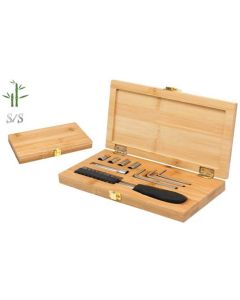 Gadgets Комплект инструменти, 19 части, в кутия от бамбук