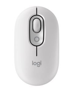 Logitech POP Mouse with emoji - Бяла - BT - N-A - EMEA28i-935 - FY25,TERRA