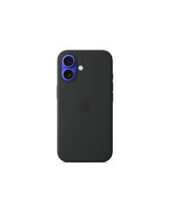 Apple iPhone 16 Plus Silicone Case with MagSafe - Черен