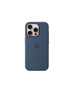 Apple iPhone 16 Pro Silicone Case with MagSafe - Denim