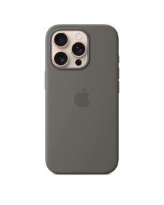 Apple iPhone 16 Pro Silicone Case with MagSafe - Stone Gray