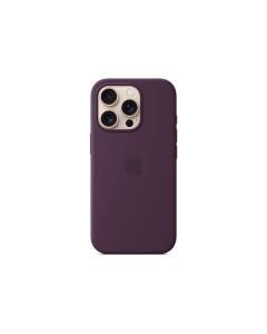 Apple iPhone 16 Pro Silicone Case with MagSafe - Plum