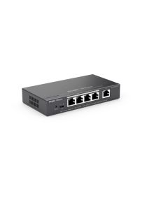 Switch Ruijie RG-ES205GC-P, 4xGbE PoE+, 1xGbE, 54W, до 16 VLAN, настолен