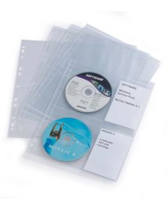 Durable Джоб за CD-DVD, с място за етикети, 10 броя