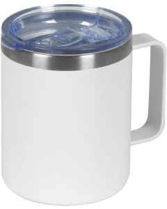 Office 1 Термочаша Heat, метална, 350 ml, бяла