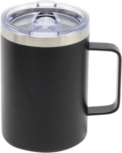Office 1 Термочаша Heat, метална, 350 ml, черна