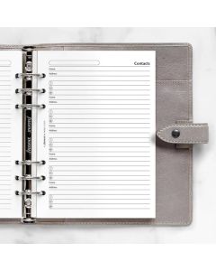 Filofax Пълнител за органайзер, A5, за имена, адреси и телефони