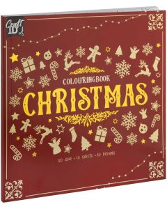 Craft ID Книжка за оцветяване, с коледни мотиви, 40 листа