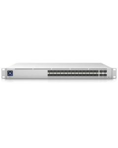 Switch Ubiquiti USW-Pro-Aggregation, 28x 10G SFP+, 2x25G SFP28, управляем L3