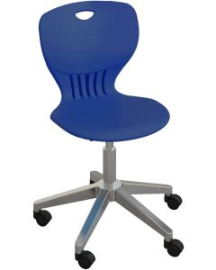Ученически стол RFG Maxima Move Chrome, полипропилен, до 120 kg, син