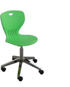 Ученически стол RFG Maxima Move Chrome, полипропилен, до 120 kg, зелен