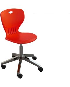 Ученически стол RFG Maxima Move Chrome, полипропилен, до 120 kg, червен