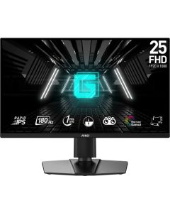 MSI G255PF E2 Gaming Monitor, 24.5"" 180Hz, FHD (1920x1080) 16:9, Rapid IPS Anti-glare, 1ms