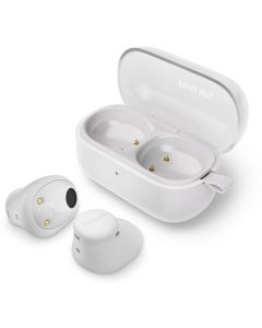 Philips TAT2149WT - True Wireless, Вграден микрофон, До 14 часа живот на батерията, Бял