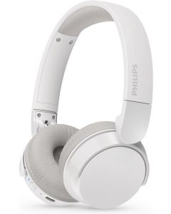 PHILIPS Безжични слушалки с наушници, компактно сгъване, Бял