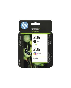 HP 305 - 2-Pack - Три Цвята, Черно