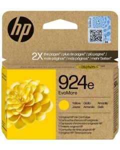 HP 924e EvoMore, оригинална касета с мастило, Жълт