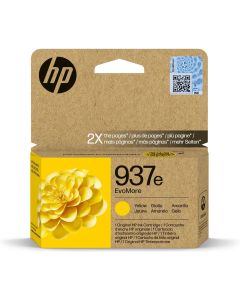 HP 937e EvoMore - Максимален брой копия до 1650 страници, Жълт, 4S6W8NE#SE1
