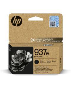 HP 937e EvoMore - Максимален капацитет до 2500 страници ISO/IEC 24711, Черен; 4S6W9NE#SE1