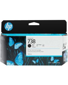 HP 738 DesignJet - 130 мл., Черна; 498N4A