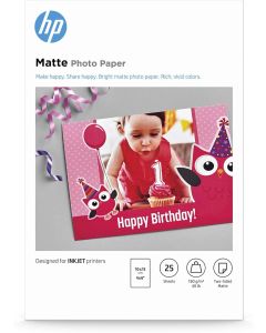 HP Matte FSC Photo Paper 4x6 25 sheets