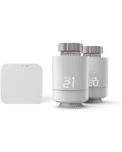 Смарт контрол WLAN система за отопление 2 бр. термо глави, Дистанционно, M 30 x 1,5, Бял