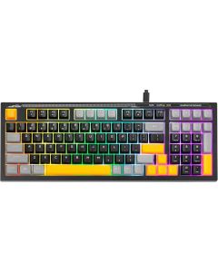 Marvo Soldat S50A, Геймърска, Геймърска, USB Type-C, 98 бутона, 150 см. кабел, Черен