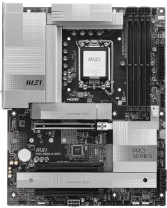 MSI PRO Z890-A WIFI, LGA1851 сокет, 4x DDR5 слота, 256 GB, ATX