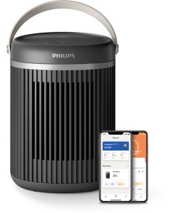 Вентилаторна печка PHILIPS Серия 3000, 2000 W, 40 dBA, до 20 m2, 1,5 м кабел, Тъмноисив