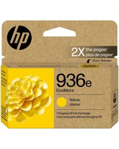 Касета с мастило HP 937e EvoMore - Максимален брой копия до 1650 страници, Жълт, 4S6W8NE#SE1