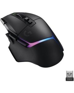 ГЕЙМЪРСКА МИШКА LOGITECH G502X Plus - Безжична - 25600 DPI - Черна
